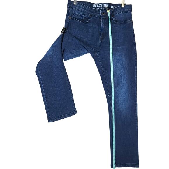 Kenneth Cole Reaction Jeans Straight Leg Men 30 / 30 Dark Wash Classic - Picture 5 of 9